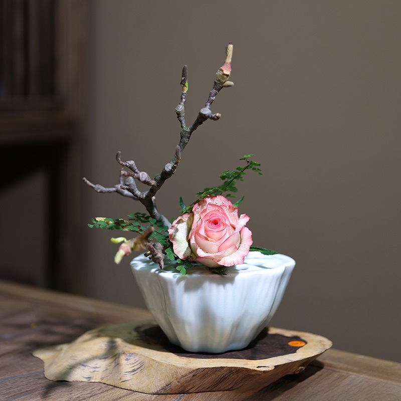 1pcs Chinese Style Lotus Shape - đánh giá và giá Ikebana Vase Kenzan