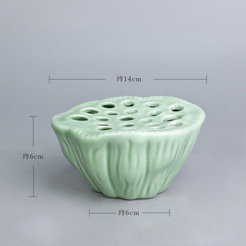 1pcs Chinese Style Lotus Shape - đánh giá và giá Ikebana Vase Kenzan