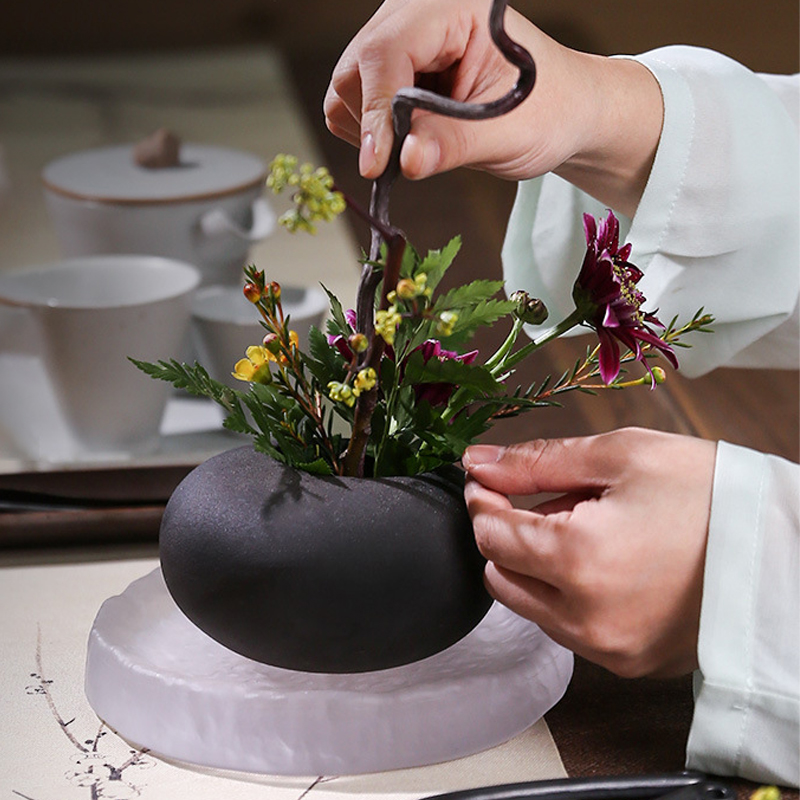Ceramic Vase Japanese Style Ik - đánh giá và giá Ikebana Vase Kenzan