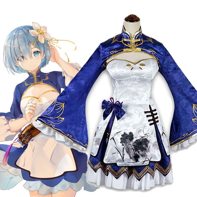 Rem Ram Cosplay Cheongsam Anim - đánh giá và giá Japanese Lifestyle Anime