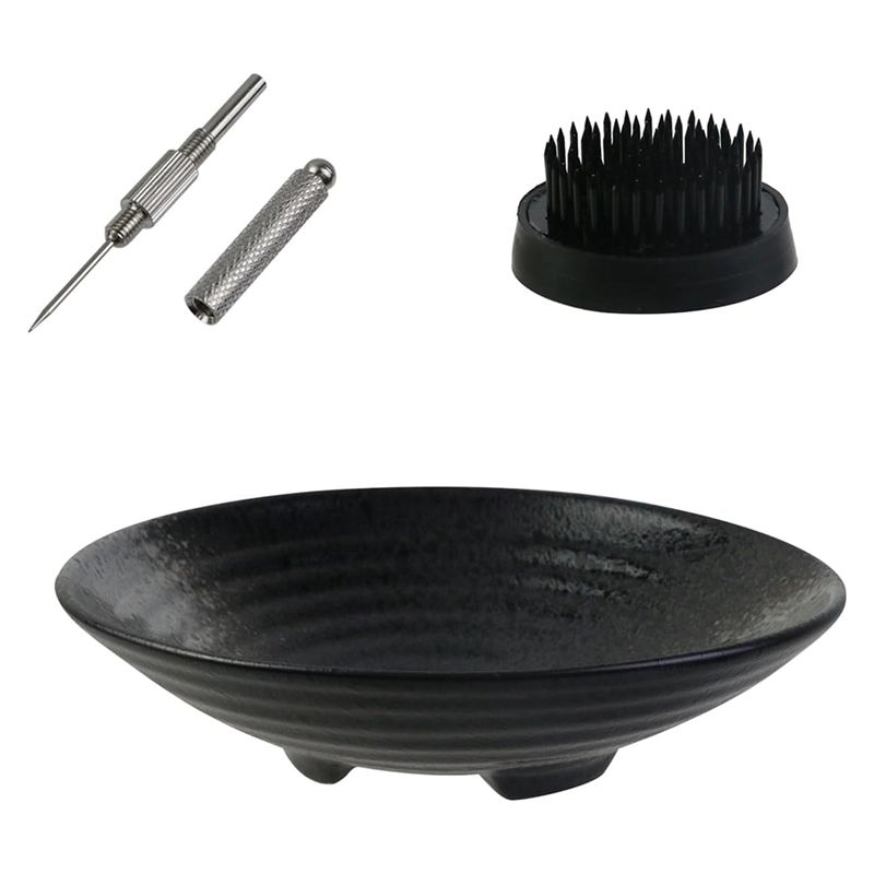 Ikebana Vase Kit, Ikebana Bowl - đánh giá và giá Ikebana Vase Kenzan
